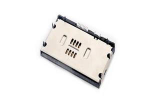 MUP Good Sales Reverse IC Card Connector 8 Pin SMT Type Pcb Smart Card Socket for IoT Terminal Encryption Module Interfaces