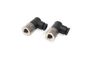 OEM Customized female A/B/D Code Sensor Signal Assembly Right Angle M8 M12 Plastic Connector 4P IP67 Field Writable Connector
