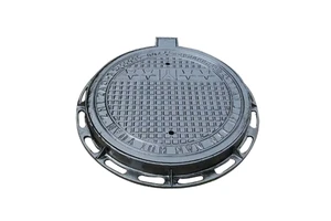 Ruihengjun Brand Ductile Cast Iron Manhole Covers | ISO 9001 & EN124 Certified Sewer Drain Lids | Pallet Packed