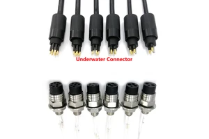 Subconn Micro Circular 8pin Female Bulkhead Male Cable MCBH8F MCIL8M Subsea Underwater Rov Ip69 Waterproof Double Head Connector