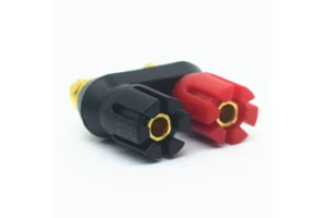 4mm Banana Socket Double Connected Banana Plug Socket Red Black Amplifier Speaker plum Blossom Terminal
