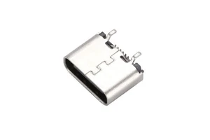 USB 3.1 Type C 16 Pin Female Connector Vertical SMT Mounting 6.5mm Height 3A Current 5V Voltage for Charging