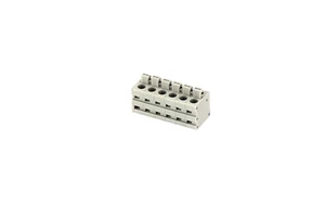 Kangfa Factory 5.0 pitch spring PCB terminal block KF211V-5.0mm Connector terminal 300V 8A Grey terminal
