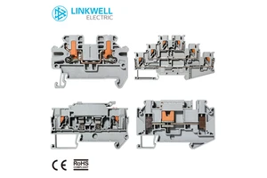 Push In Quick Pluggable Brass Screw Din Rail Energy Meter Terminal Block Connector For Industrial