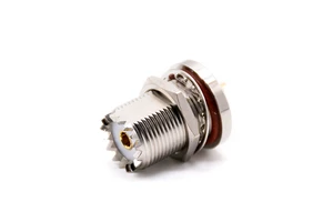 UHF Female SO-239 Bulkhead Connector Waterproof Solder Cup