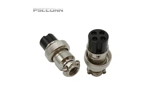 Ready To Ship GX16 Aviation Connector 2-10 Pin, 16mm Male Female Circular Plug, IP65 Waterproof Metal Power Socket For Audio