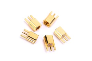 MMCX Female RF Coaxial Connectors Edge Surface for Wireless Communication Medical Equipment and GPS System