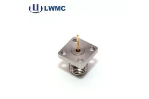 Super High Quality Straight RF Coaxial Connector 4-hole Flange 2.92mm Connector Panel Mounting Connector