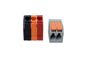 New Design 5.0mm Pitch Spring Terminal Block Operational Lever Transformer with 60A 25mm Capacity