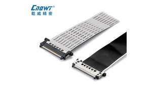 Factory Gold Plated 41/51 Pin FFC/FPC LVDS Flat Cable PVC Insulated Screen Cable for Automobile OEM ODM Accepted