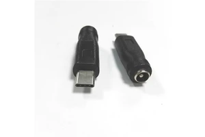 USB 3.1 Type C Male to Dc 5521 Female Adapter Connector OEM Automotive Waterproof Ip67 Female Panel Mount Usb Usbc Male-female