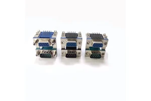 15-Pin VGA D-SUB Female Female Double-Layer Computer Connector Screw Video Socket for Motherboard D-Sub Connectors Product