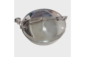 DN400 Hot Selling SS304/316L Round Manway Pressure Vessel Manhole Cover for Hatches Tanks for Food Processing Machinery Parts
