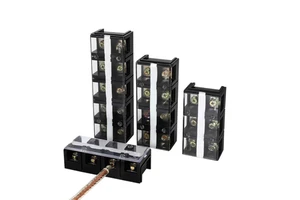 ZLDQ TC Large Current Fixed Wire Barrier Terminal Blocks With Pure Copper Conductor