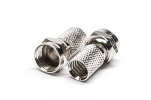 RF Connector F Type F-Type Male Female Coaxial Compression Cable Connectors RG174/RG6/RG59 Twist on