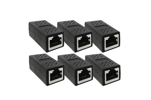 Network Connector Keystone Jack Female to Female Adapter UTP Ethernet Cable Extender RJ45 Modular Inline Coupler