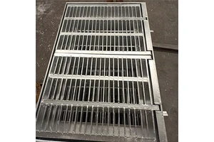 Singapore Galvanized Heavy Duty Vehicular Steel Drainage Grid Grating with Hinge for Manhole Drain Cover