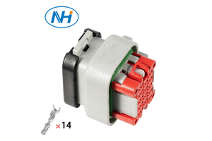 2025 Hot Sale Automotive Waterproof Electric Control Center 14P Ecu Connector Board to Board & Mezzanine Connectors 776273-4