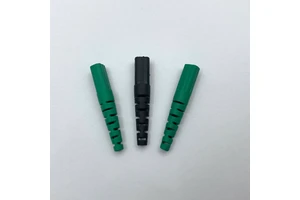 Optical FTTH Network Waterproof Fire-Retardant TPE Singlemode 3.0mm SC APC Connector Boot Tail Sleeve 39.5mm Length