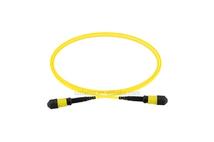 OS2 MPO/MTP Female 12 Fiber Singlemode Trunk Cable 9/125μm SMF Polarization Optical Fiber Cable Fiber Optic Equipment