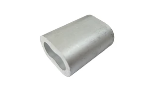 High Quality DIN 3093 Aluminium Ferrules Sleeve Steel Wire Rope Fittings Hardware Connector