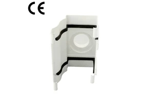 SAM-UK PVC Curved Roof Gutter Filter 4x3 Inch Downpipe Reducer Adapter Ghana Rainwater Drainage System Joint Fittings Y004