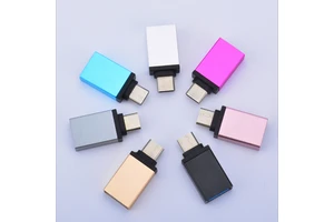 OEM MINI Type C Converter USB 3.1 Male to USB 3.0 Female OTG Adapter Connector Metal Shell for Cellphone Notebook