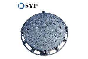 EN124 Standard E600 Ductile Iron Ggg500-7 Ductile Cast Iron Manhole Drain Cover Price