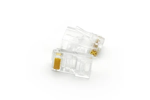 CAT5 UTP Unshielded 8P8C Pass Through RJ45 Modular Plug CAT5E Ethernet RJ45 Cable Connector