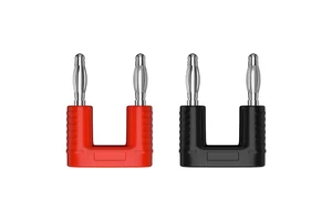 4mm Banana Plug Electrical Connector Short-circuit Plug Terminal Couple Adapter