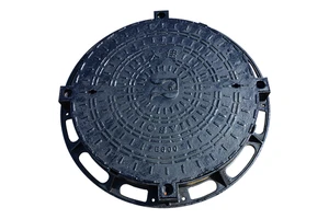 High Quality E600 Ductile Cast Iron Manhole Cover Frame Quality Fabrication Services China Supplier Meeting EN124 Standards