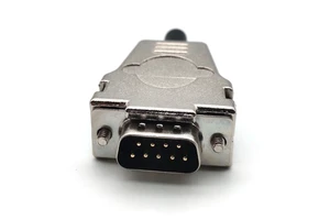 D-Sub 15-Pin Female Connector with Crimp/Solder Terminal Silver/Gold-Plated Contacts Rated 30V AC/DC