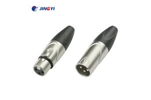 3 Pin XLR Connectors Female Microphone Mic Cable Plug Connector Audio Socket