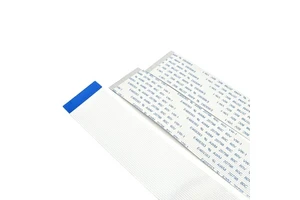 Custom 0.5mm 1.0mm 1.25mm Flexible FFC Flat Ribbon Cable-High Flexible PVC Cables for Automobile Machines 2-50/60 Pin Electronic