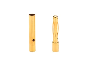 High Quality Custom Quick Release Gold Plated 2mm Banana Plug Bullet Connector for RC Battery ESC Lipo Brushless Motor