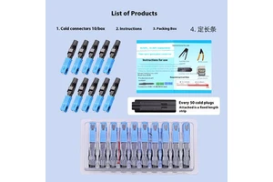 Carrier-Grade SC Fiber Optic LC Connector 3G Network Compatible Quick Cold Embedding for FTTH Fiber Optic Home Networks