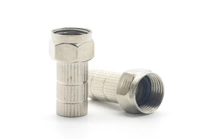 Onlyoa Coaxial F Connector RG59 RG6 Coaxial Cable Female Connector F-type for CCTV