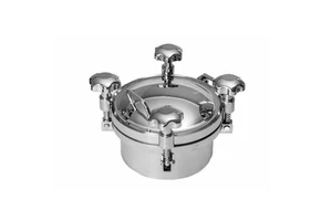 High Quality Stainless Steel SS304 SS316L Food Grade Manhole Cover-Oval/Square/Sight Glass/round Food Processing Machinery Parts