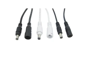 DC 5.5*2.1mm 5.5*2.5mm Male Female 12v 2 Pin Power Jack Cable Connector