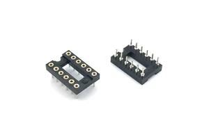 DEYCONN PH2.54mm 12-Pin Female Header H3.0 Socket IC Socket 180 Degree 12-Pin Hole Pin Header Wire-to-Board Connector Accessory