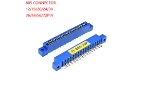 805 Strip connector 3.96mm Pitch 12/16/20/24/30/36/44/56P/72 pin PCB Mount Card Edge Connector socket 16P 20P 30P 36P 44P