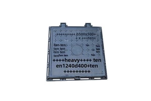Shengri foundry Supply customize Ductile Iron Manhole Cover 600*800 Square Weak Current Water Meter Box Residential Fire