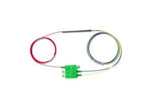 1x2 APC FBT Fiber Optic Splitter Coupler All Band SC FBT Steel Tube Coupler with Triple Wavelength 1310nm 1490nm 1550nm