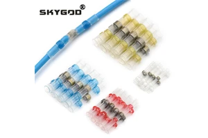 Waterproof Automotive Marine Electrical Insulated self Solder Seal Butt Connectors Heat Shrink Butt Splice Wire Terminals