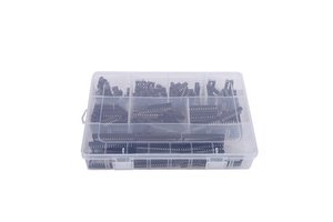 2.54mm Pitch DIP IC Sockets Adaptor Kit 50pcs 6 8 14 16 18 24 28 40 Pin IC Sockets Connector Accessories for PCB Application