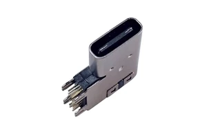 Best Selling Type C 7Pin Female Side USB Connector 90 Degrees 7 Core Number Side Vertical Connector for Mobile Phones