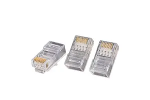 Wholesale Cat6 Rj45 Ethernet Network Male Connector 8 Pin Cat 6 Unshielded 8p8c Modular Plug Connectors