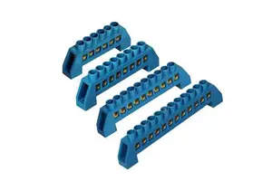 Electrical Grounding Brass Terminal Blocks for Secure Wire Connections in Power Panels and Enclosures