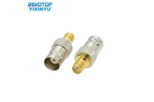 SMA Female to BNC Female Jack RF Coaxial Adapter 50 OHM 0-6GHz for Radio Antenna Brass Material Connector Converter