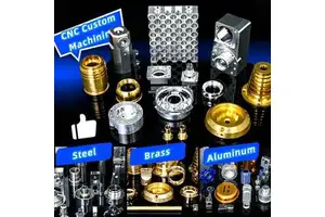 Custom Precision Anodized Aluminum Parts OEM Metal Parts Manufacturer 5 Axis CNC Complex Milling Turning Machining Services